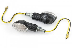 1001-791 LED Richtingaanwijzers Cat Eye Kort Carbon Look